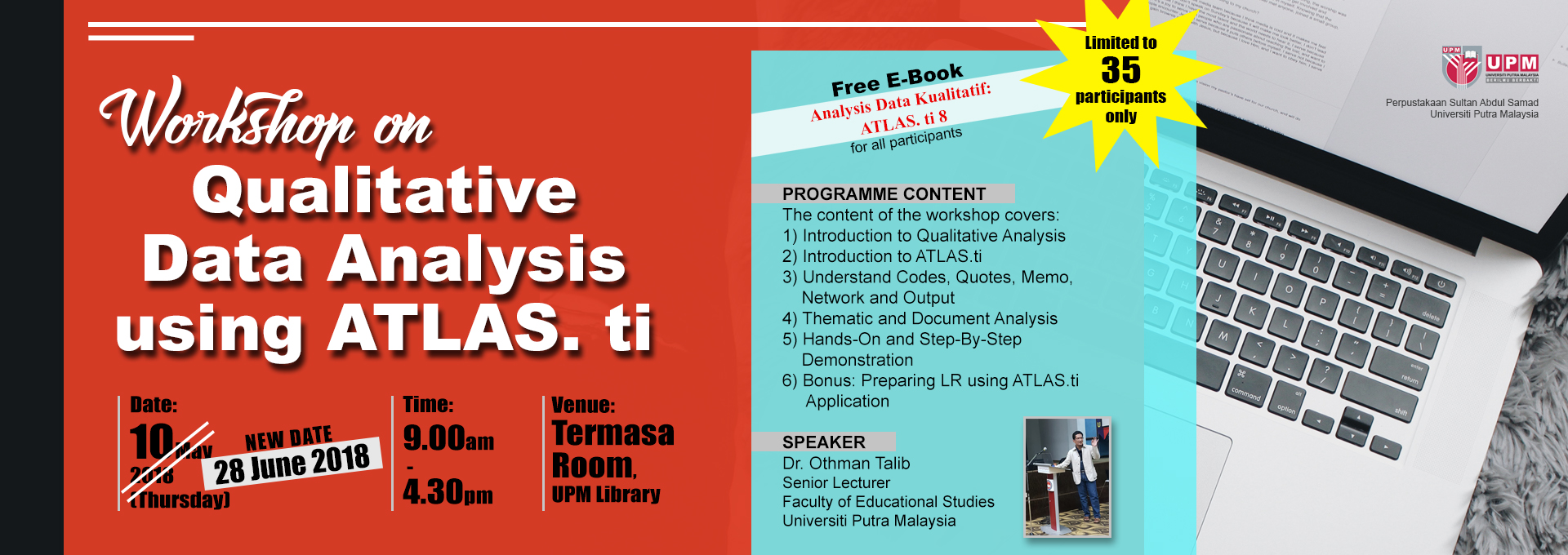 Workshop On Qualitative Data Analysis Using ATLAS. Ti | PORTAL OF UPM ...